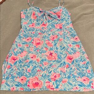 Lilly Pulitzer Pink and Blue Floral Dress
